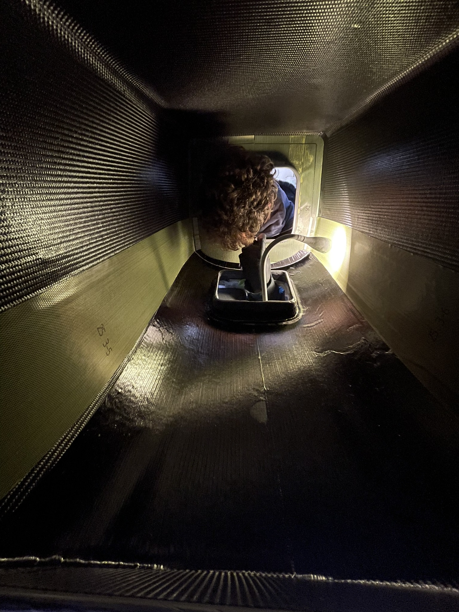 Inside monocoque
