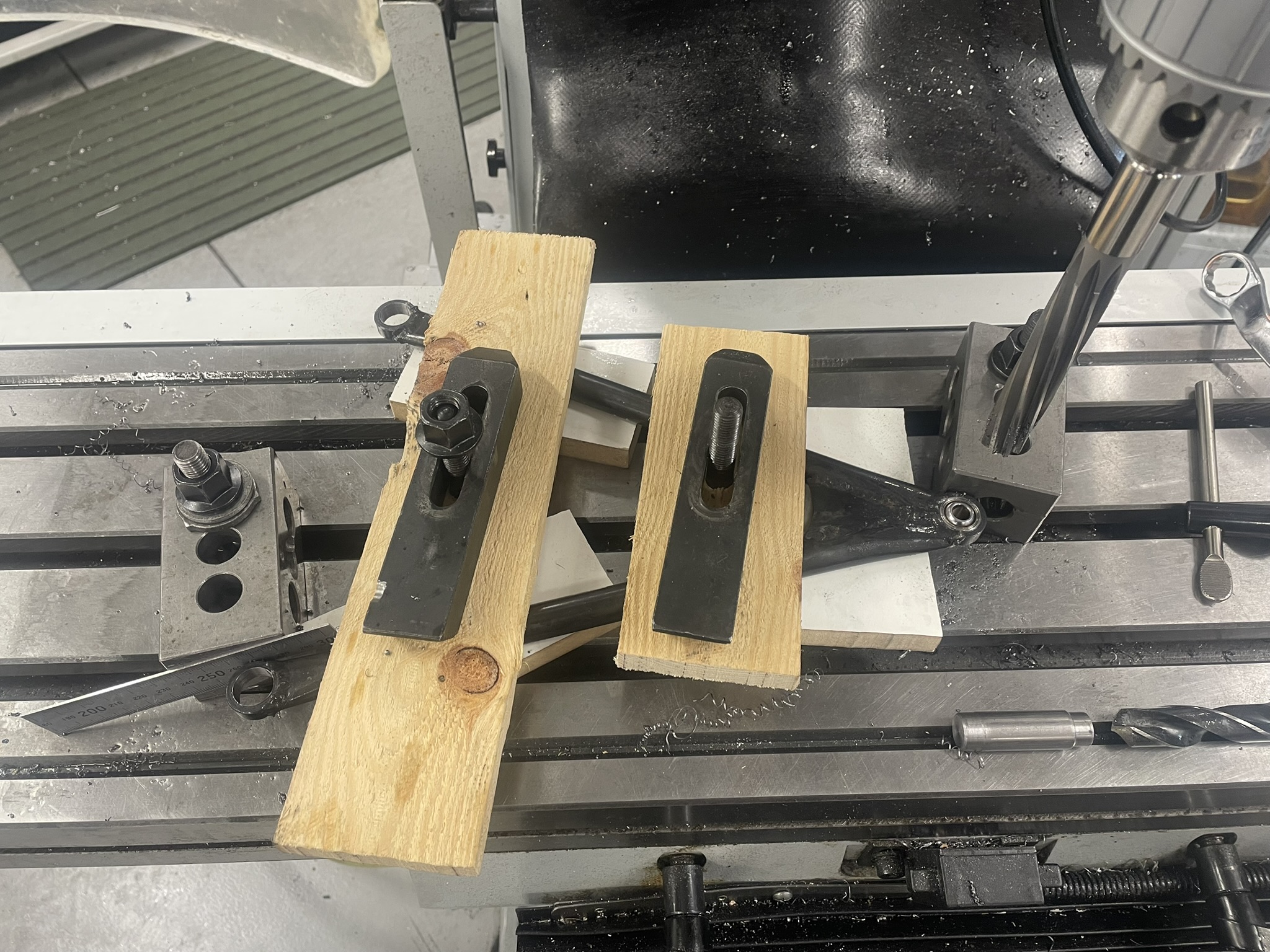 Machining control arm