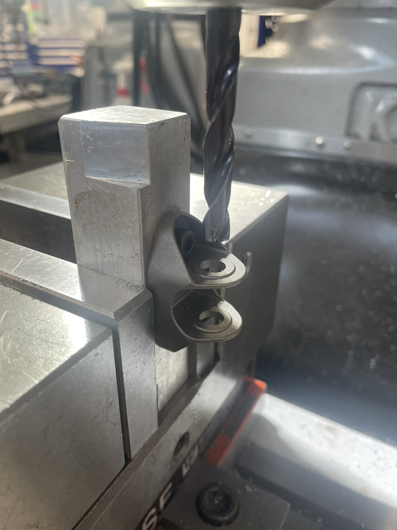 Machining titanium bracket