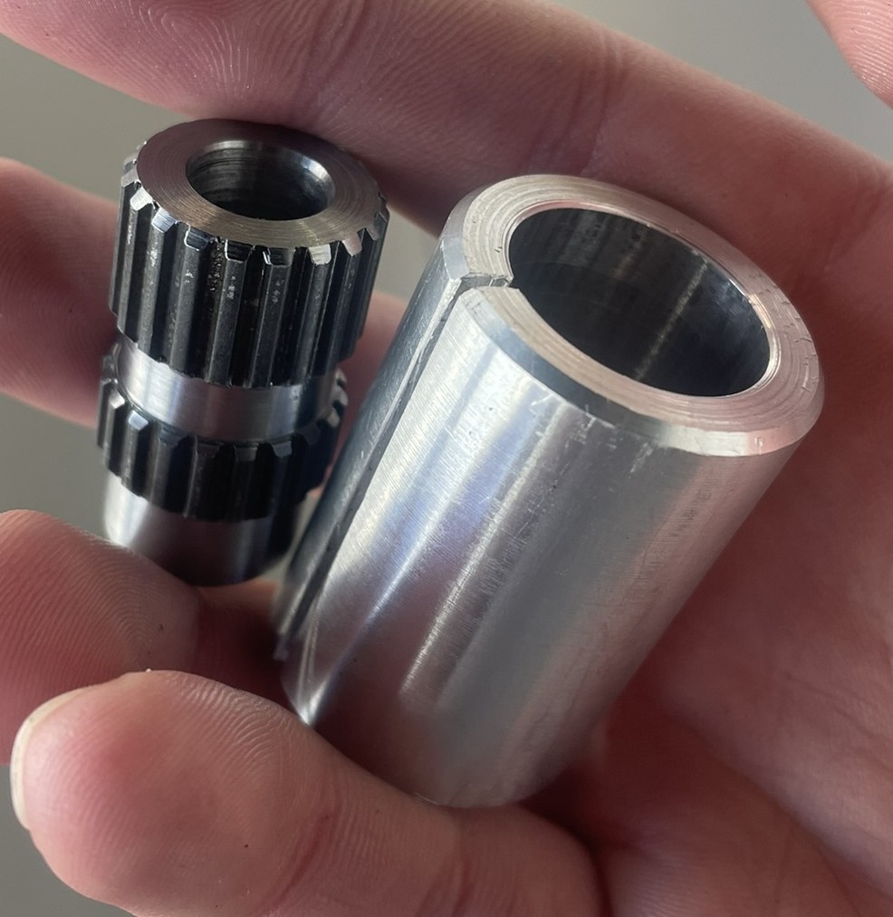 Splined shaft
